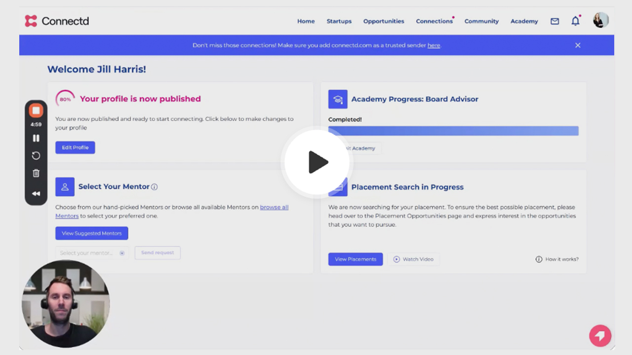 Connectd Platform - Connections/Roles